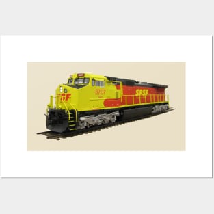 SPSF Railway C44-9W Locomotive Posters and Art